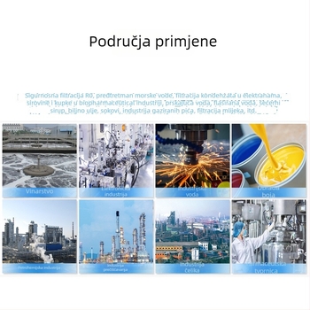 Filtracijski element preklopni polipropilenski mikroporozni filtarski element, trokutasti vrh, 0.22um poroznost, sučelje 222