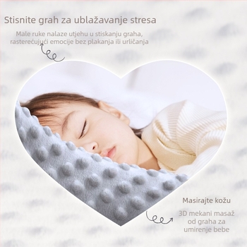 Bejbi pamučna deka (quilt), 1000–1500 g, za bebe i djecu do 12 godina, prilagodljiva