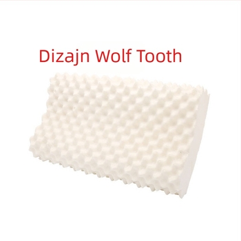 Lateksni jastuk za vrat za masažu – pravokutnog oblika, visina 10–15 cm, težina 0,5–1,0 kg, poliester navlaka, sadržaj lateksa 80–90%