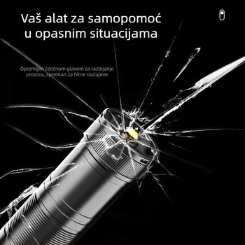 SX53 ručna baterijska svjetiljka: 50W, 3000 lm, domet 300 m, 120° snop, 18650 baterija