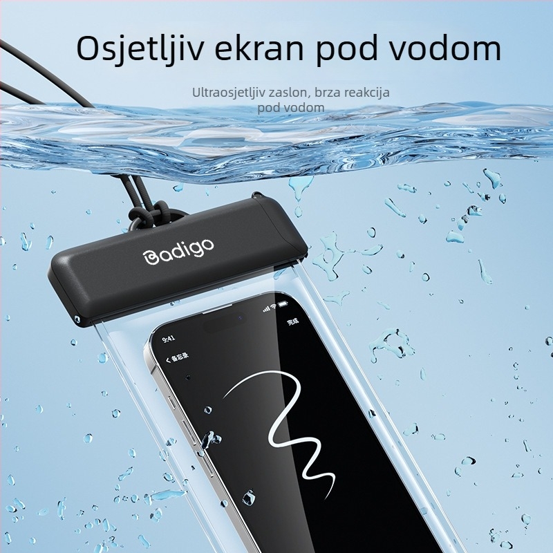 Vodootporna torbica za mobitel, TPU, minimalistički stil, Outdoor Water Bag, vodootporna tkanina, odrasli