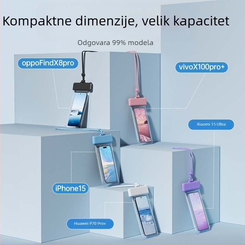 Vodootporna torbica za mobitel, TPU, minimalistički stil, Outdoor Water Bag, vodootporna tkanina, odrasli