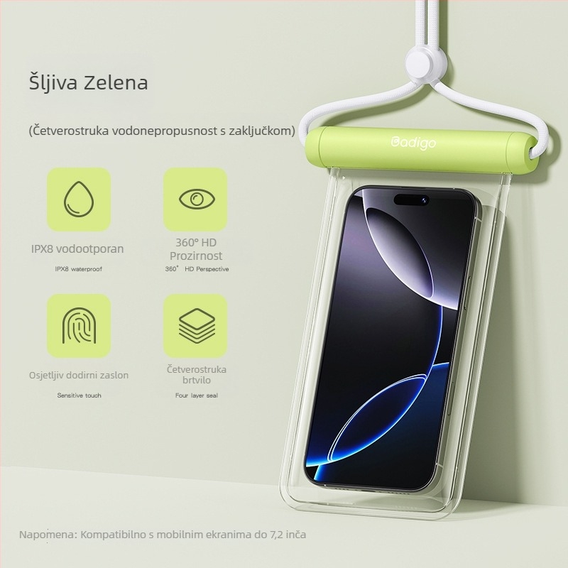 Vodootporna torbica za mobitel, TPU, minimalistički stil, Outdoor Water Bag, vodootporna tkanina, odrasli