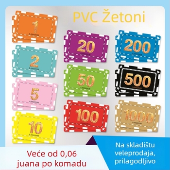 PVC poker kartice i žetoni – vodootporni, otporni na habanje, za Texas Hold’em i dvorane za igre