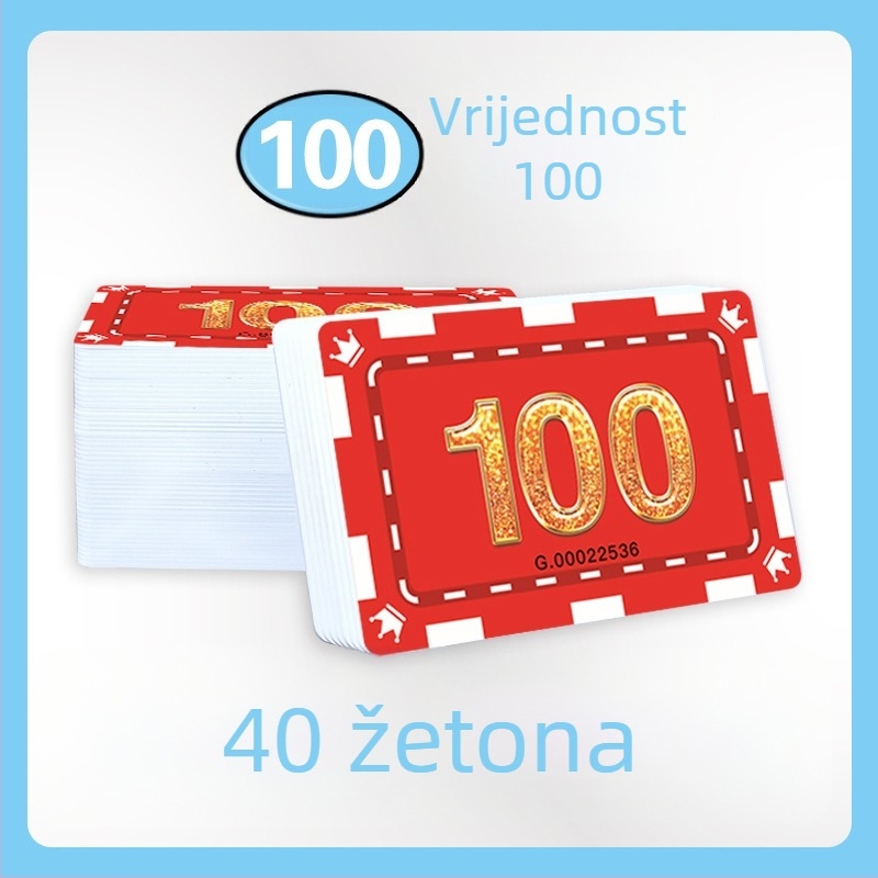 PVC poker kartice i žetoni – vodootporni, otporni na habanje, za Texas Hold’em i dvorane za igre