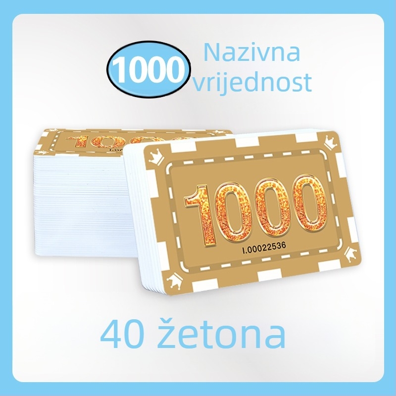 PVC poker kartice i žetoni – vodootporni, otporni na habanje, za Texas Hold’em i dvorane za igre