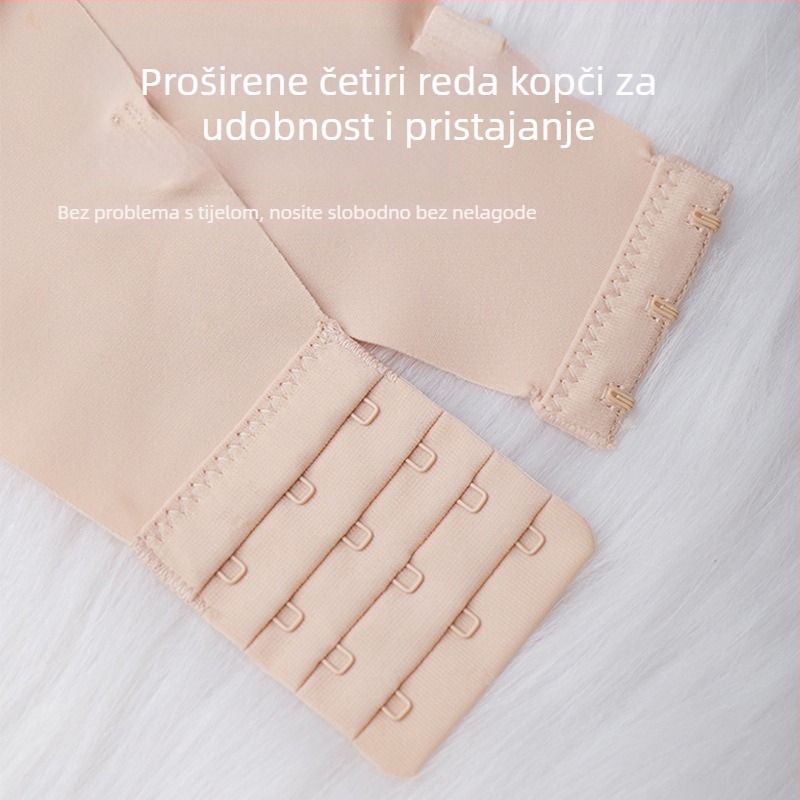 Nothing grudnjak za žene, 3/4 košarica, bez žice, push-up, bez šavova, stražnje zatvaranje s četiri reda kopči, najlon tkanina s podstavom 80–90%, fiksne dvostruke naramenice, proljeće 2025