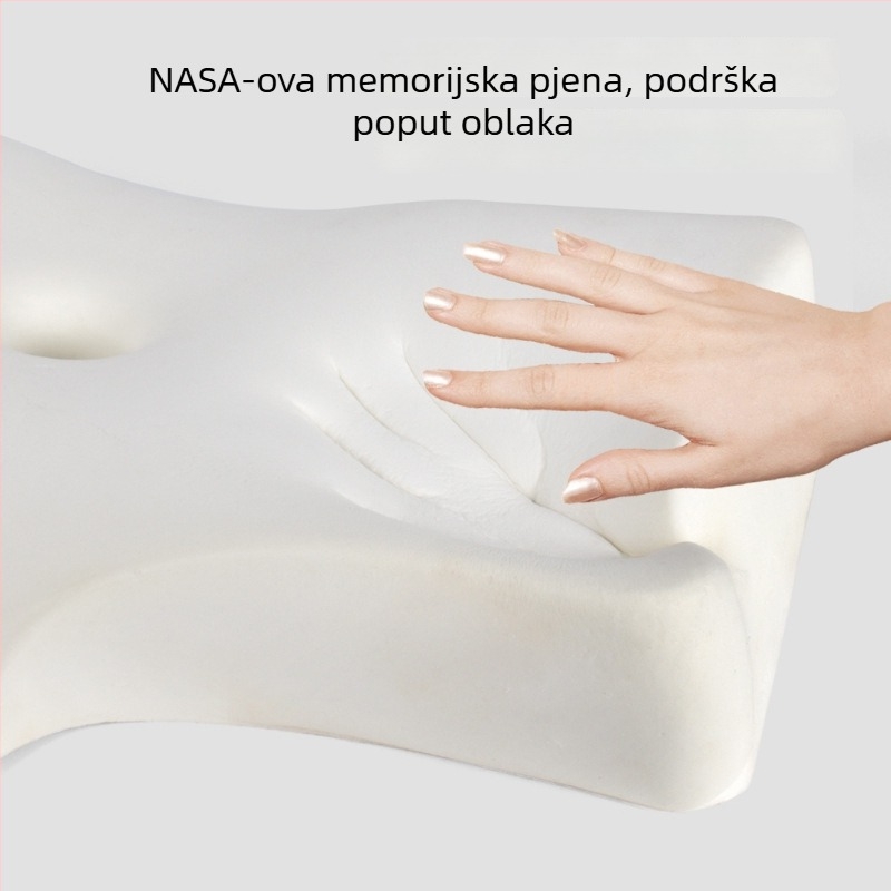 Jastuk od memorijske pjene – pravokutnog oblika, navlaka od pletenog materijala, visina jezgre 5–10 cm, težina jezgre 1–2 kg, mogućnost prilagođavanja