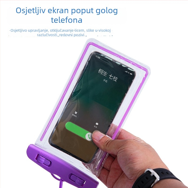 Hengyi vodootporna futrola za telefon – prozirna PVC futrola s dodirnim zaslonom za vanjsku upotrebu