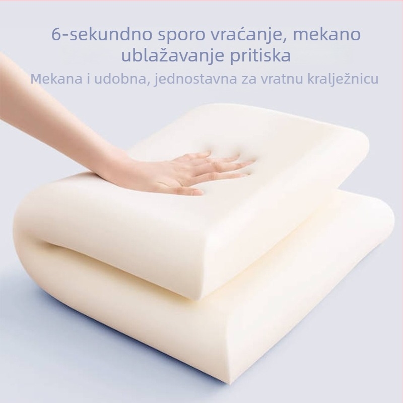 Pillow Island memory pjena jastuk, pravokutni oblik, visina jezgre 10–15 cm, tkanina jezgre poliester-pamučna