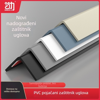 PVC zaštitnici za kutove, samoljepljive zaštitne trake, protiv sudara, Strength HJT003, porijeklo Yiwu, 1 paket