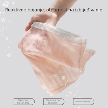 Trudničko donje rublje s visokim strukom i podrškom za abdomen, pamuk, antibakterijski Jacquard
