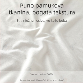 Pamukana novorođena zavojnica, četiri sezone, motiv životinja i crtani likovi, pogodna za dojenčad i malu djecu (1–3 godine)