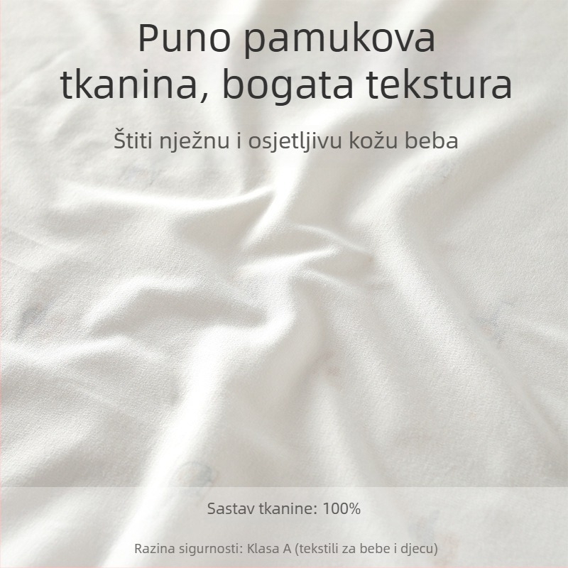 Pamukana novorođena zavojnica, četiri sezone, motiv životinja i crtani likovi, pogodna za dojenčad i malu djecu (1–3 godine)