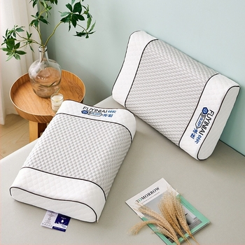 Yaslh latex jastuk s Ice Beans jezgrom, pravokutnog oblika, prirodni lateks, postotak lateksa više od 90%