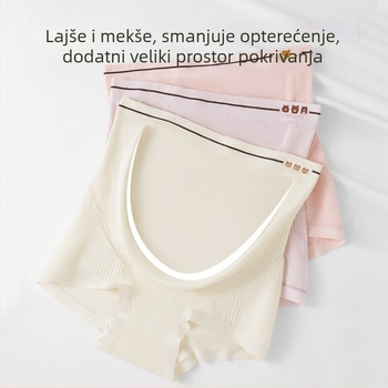 Trudničko donje rublje s visokim strukom, bezšivno, glavni materijal: najlon, podstava međicu: pamuk