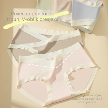 Donje rublje za trudnice, antibakterijsko, prozračno, niske struka, tkanina od regenerirane celuloze vlakana