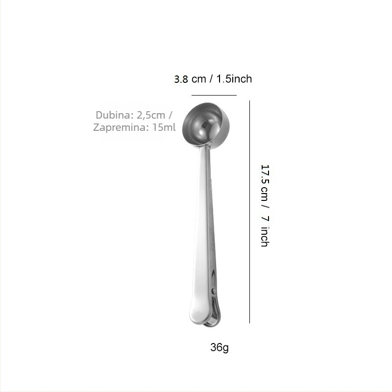 Rayatu Set Mjernih Šalica i Žlica za Pečenje, Nehrđajući Čelik 430, Moderni Minimalistički Dizajn