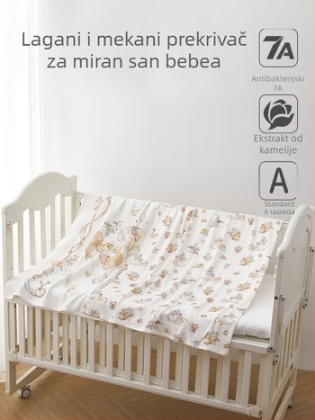 Zavijajuća deka za novorođenče, 100% pamuk, sve sezone, karikatura uzorak, za dob 0–1 godina