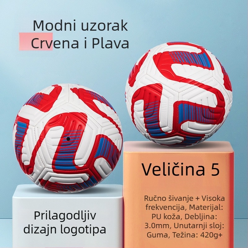 Trening nogomet lopta – PVC, šivanje strojem, broj 3/4/5, pogodna za djecu, marka witsar