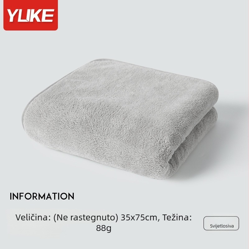 Bebin ručnik za kupanje Yuke, 80% poliestersko vlakno + 20% najlon, 400–500 g, obična tkanina