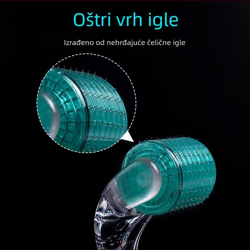 Dermaroler s 540 iglica, jednokratna upotreba, medicinska kvaliteta, Morning Industry