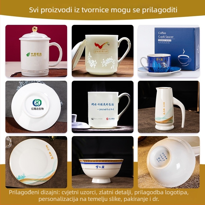 Keramičke štapiće za jelo, marka Tao Xing Tian Xia, moderan minimalistički stil, cvjetni uzorak, premium kvaliteta