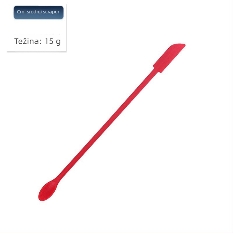 Mini silikon set spatula za pečenje s oštrim vrhovima, uključuje spatulu za bočicu i žličicu za džem, 3 komada — silikon, Kenna, 2018