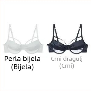 Grudnjak — najlon; košarica 3/4; tanko oblikovana košarica; fiksne dvostruke naramenice; funkcija skupljanja