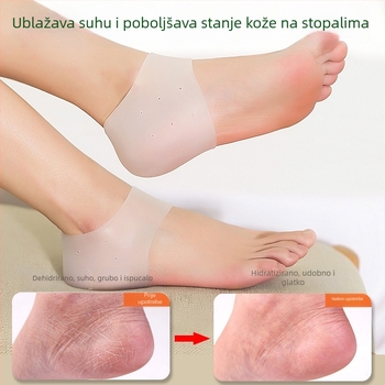Silikonska zaštita pete s kremom za stopala | Materijal SBES | Svi godišnja doba