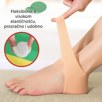 Silikonska zaštita pete s kremom za stopala | Materijal SBES | Svi godišnja doba