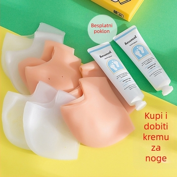Silikonska zaštita pete s kremom za stopala | Materijal SBES | Svi godišnja doba