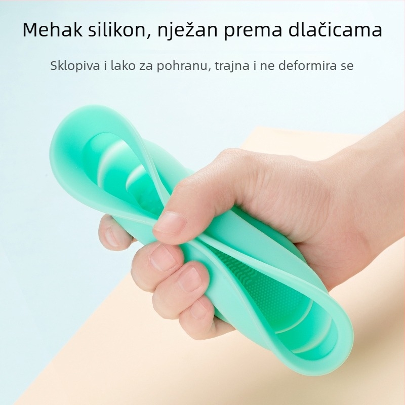 Čistač kistova za šminku od silikona, sklopiva posuda za čišćenje, model XMS01
