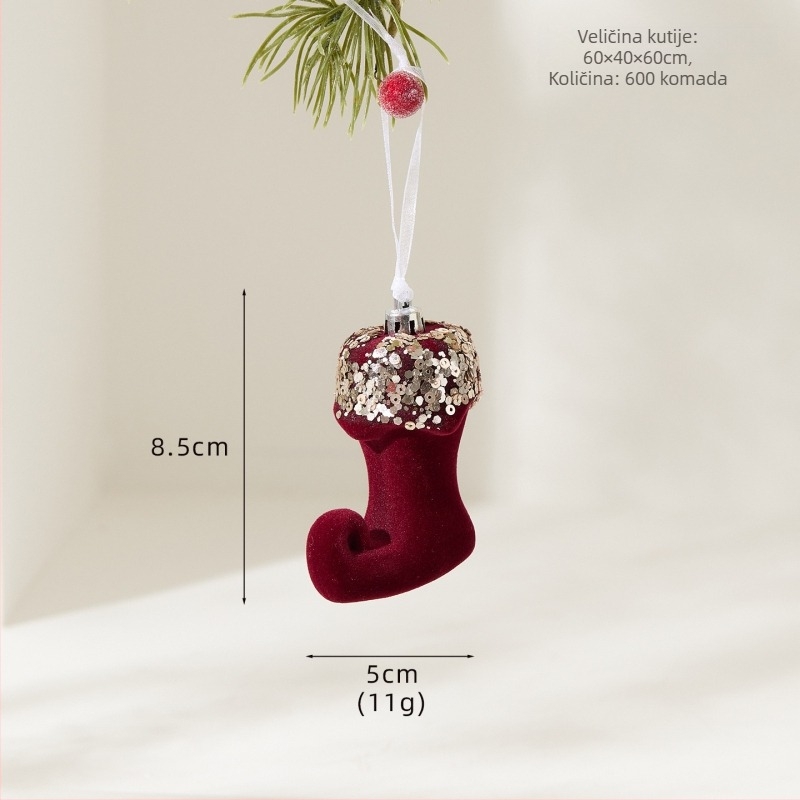 Seek Wood Božićni plastični viseći ukras u europskom stilu Plant Weave Hanging Ornament, Šifra 25-Plant Weave Hanging Ornament