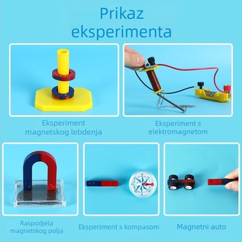Magnetski set za osnovnu školu za znanstvene eksperimente s kompasom — nastavna pomagala; Opseg: osnovna škola znanosti; Primjena: unutarnja i vanjska uporaba; Materijal: metal, magnet, plastika; Težina: 234