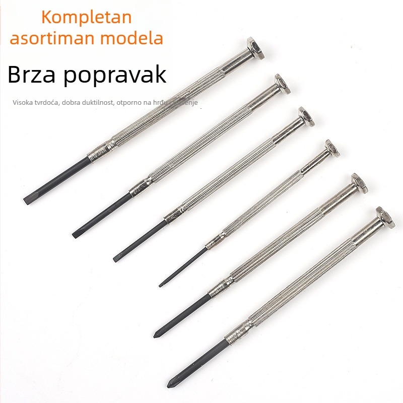 Xinton set odvijača za satove – mini precizni odvijači za popravak satova i naočala, CRV materijal, namijenjeno za popravak i telekomunikacijska održavanja