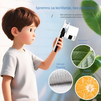 Prijenosni optički mikroskop za učenike – edukativni znanstveni alat za visokorazlučno promatranje bakterija, plastična konstrukcija