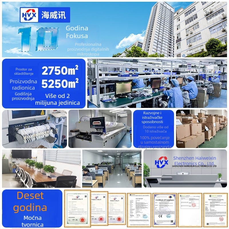 Haiweixun MS5-B WiFi digitalni mikroskop za otkrivanje kože i folikula dlake, visoka razlučivost slike