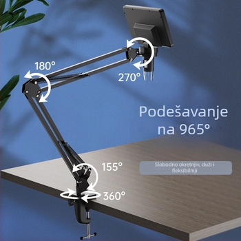 Držač za održavanje digitalnog elektroničkog mikroskopa i PCB ploča s višesmjernim aluminijskim legiranim mehaničkim rukama TZ1