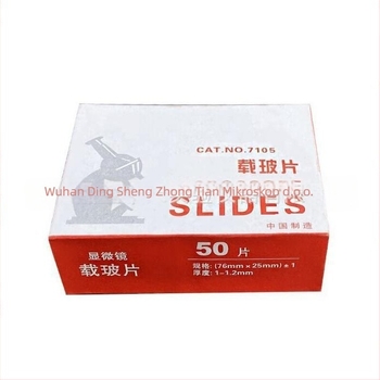 Predmetna stakla za mikroskop 7101, sjajna površina, staklo, 50 kom./kutija, vrhunska kvaliteta