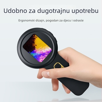 Ručni digitalni mikroskop-lupa za procjenu nakita i dragog kamenja, visoka razlučivost inspekcije i pomoć pri čitanju za djecu