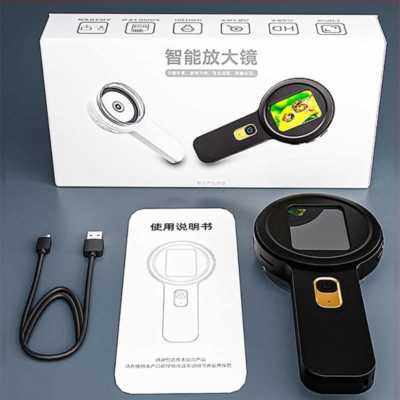 Ručni digitalni mikroskop-lupa za procjenu nakita i dragog kamenja, visoka razlučivost inspekcije i pomoć pri čitanju za djecu