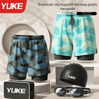Yuke muške kupaće hlače, poliester tkanina (96%), poliester podstava (96%), za odrasle muškarce – plivanje i vodeni sportovi