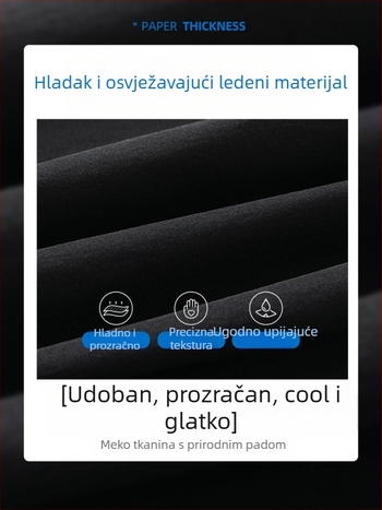 Ice Silk šortsi za plažu, labav kroj, brzo se suše, ljetni sportsko-opušten stil (Ice Silk tkanina; skraćena duljina; 95% poliester 5% elastan)