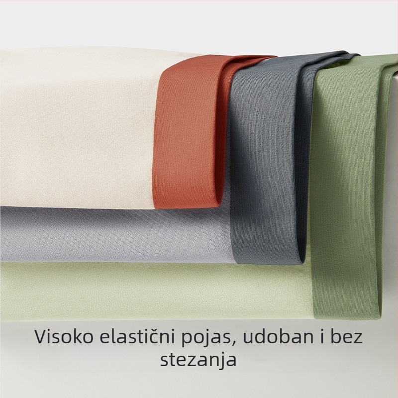 Muške gaće od pamuka, prozračne, antibakterijske, 95% pamuka, srednja visina struka, bez šavova