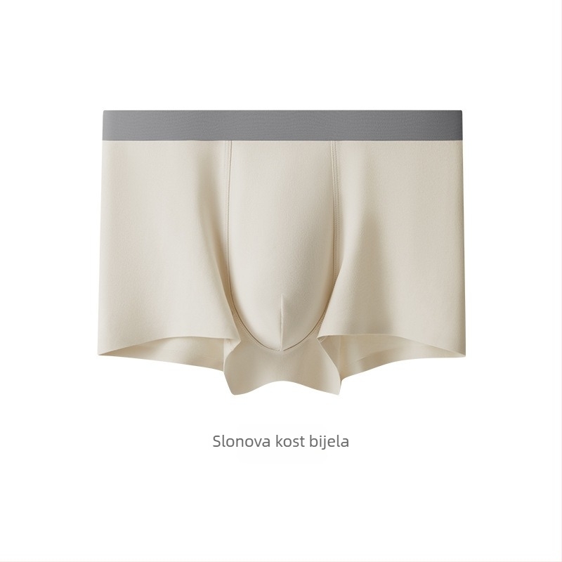 Muške gaće od pamuka, prozračne, antibakterijske, 95% pamuka, srednja visina struka, bez šavova