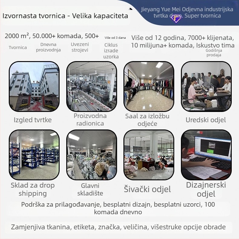 Pleteni pulover s okruglim izrezom, širokog kroja, dugih rukava, prozračna poliesterska mješavina