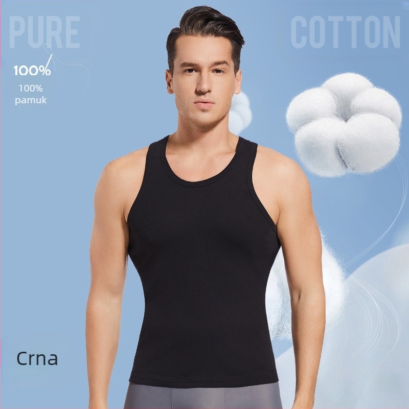 Joe Point Camisole od 100% pamuka, okrugli izrez, srednja težina 161–180 g/m², za sve sezone