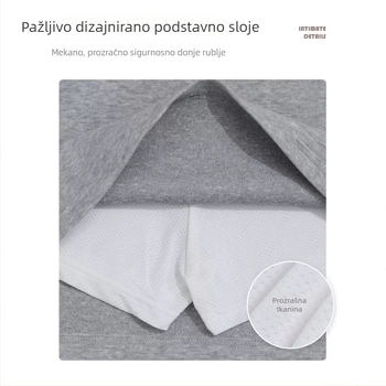 Ženska A-linijska suknja, pamučna, jednofarbna, udio glavne tkanine 30–50%, proljeće 2025, casual japansko-korejski stil