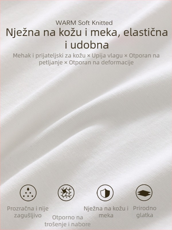 Ženska majica s V-izrezom, dugi rukav, slim fit, pamuk-poliester smjesa, jednobojna, srednje dužine, patchwork detalj